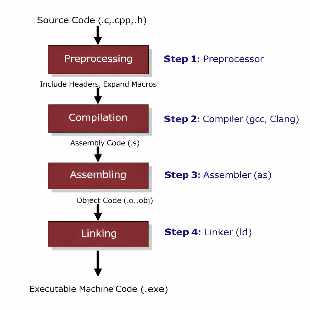 C Code compilation process